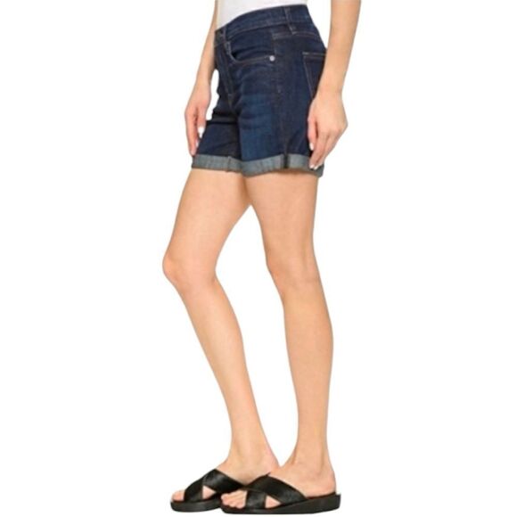 Vince ‘Mason’ Relaxed Rolled Denim Shorts Size 24 - Picture 2 of 8